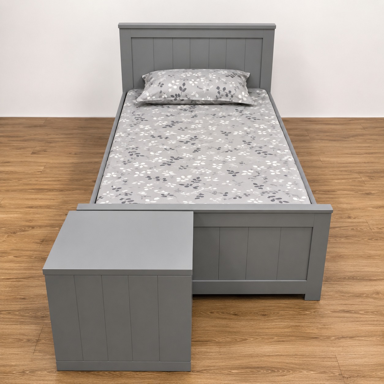 Custom Color Solid Wood Bed